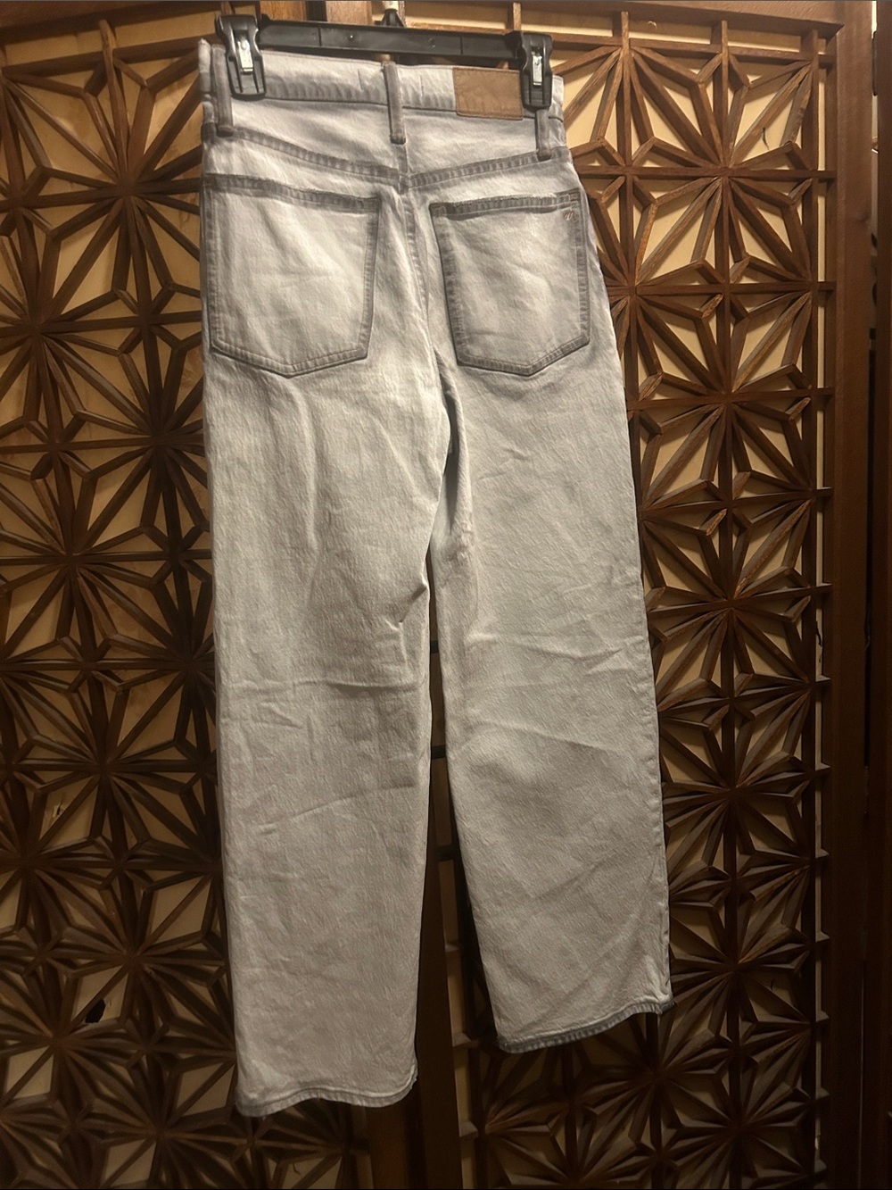 Madewell Faded Gray The perfect vintage wide leg crop 24
